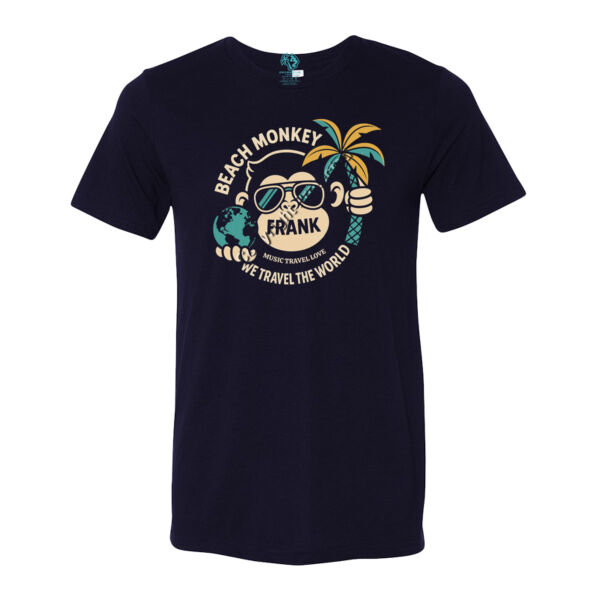 Music Travel Love Frank Triblend Crew T-Shirt  Thumbnail