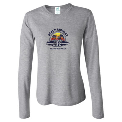 Ambergris Cay Women Triblend Crew Follow that Dream Graphic Tee Thumbnail