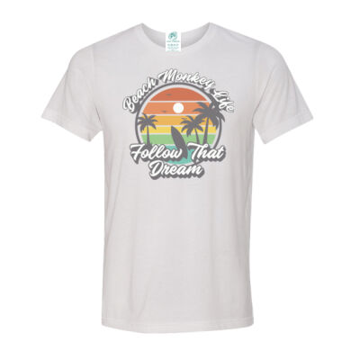 Sunset Triblend Crew Follow That Dream Graphic Tee  Thumbnail
