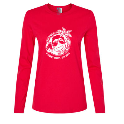 Bambarra Women Long Sleeve Crew Graphic Tee Thumbnail