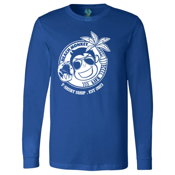 Custom Bambarra Cotton Crew Long Sleeve  Thumbnail