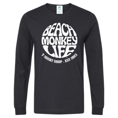 Bajari Cotton Long Sleeve Crew Graphic Tee Thumbnail