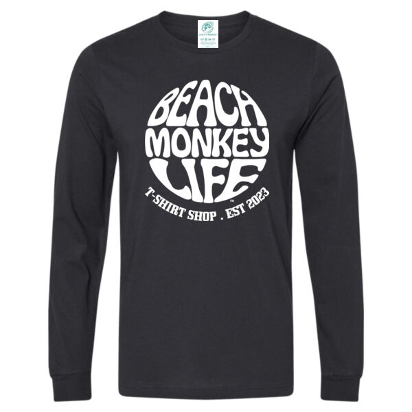 Bajari Cotton Long Sleeve Crew Graphic Tee Thumbnail