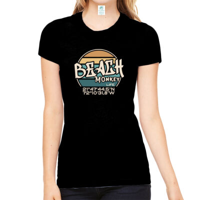 Horsestable Triblend Crew Women Coco Paradise Graphic Tee  Thumbnail