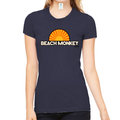 Governor Women Triblend Crew Beach Life Style Graphic Tee   Thumbnail