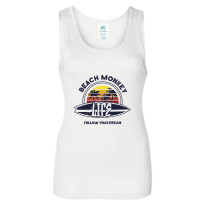 Ambergris Racerback Tank Women Follow that Dream Grapic Tank Thumbnail