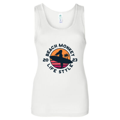 Leeward Women Crew Women Crop Beach Life Style Graphic Tee   Thumbnail