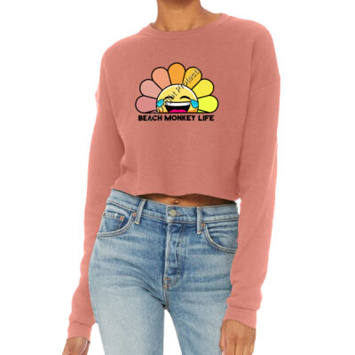 Grace Sun Women Crew Women Crop Beach Life Style Graphic Tee   Thumbnail