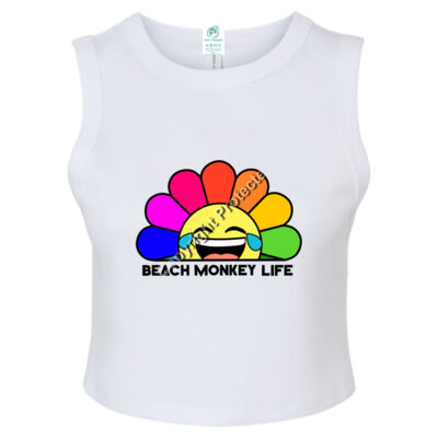 Sapodilla Sun Women Crew Women Crop Beach Life Style Graphic Tee   Thumbnail