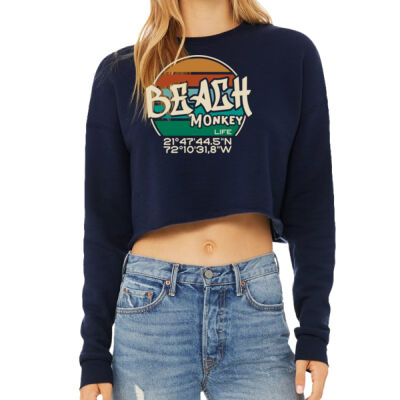 Horsestable Women Crew Women Crop Beach Life Style Graphic Tee   Thumbnail