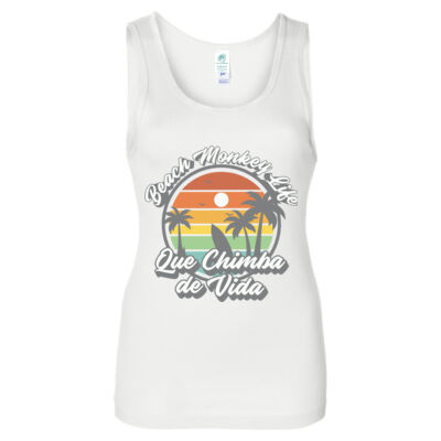 Sunset Women Crew Women Crop Beach Life Style Graphic Tee  Thumbnail