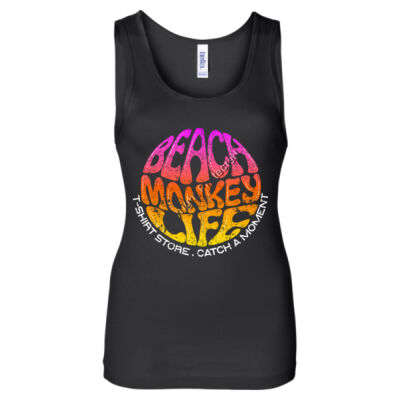 Maho Retro25 Women Rib Tank Graphic Tee  Thumbnail