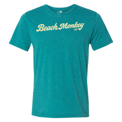 Sunset Beach Triblend Crew Graphic Tee  Thumbnail