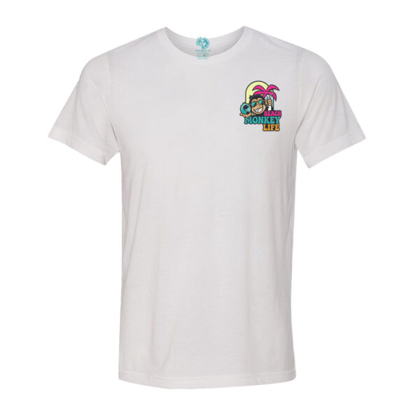 Beach Monkey Life Under the Palms26  Triblend Crew Graphic  Thumbnail