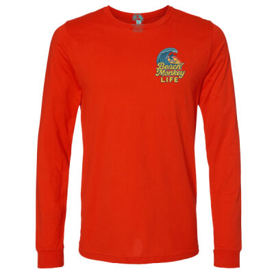 Catch a Wave Long Sleeve Crew Graphic Tee   Thumbnail