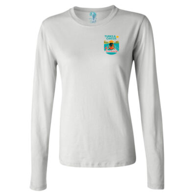 Turks & Caicos Blue Haven Crew Graphic Long Sleeve Tee  Thumbnail