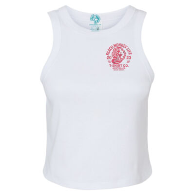 Gold Coast MG26PW Crew Graphic Micro Rib Racer Tank Thumbnail