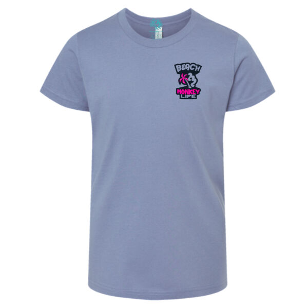 Beach Monkey Life MG24W Soak Up the Sun Youth Crew Graphic Tee Thumbnail