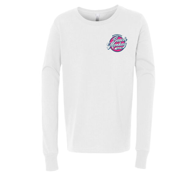Beach Monkey Life Sapodilla26 Youth Crew Graphic Cotton Crew Long Sleeve   Thumbnail