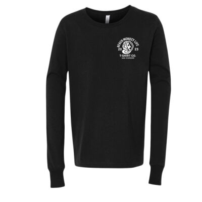 Sag Harbor MG26W Youth Long Sleeve Crew Graphic Tee  Thumbnail