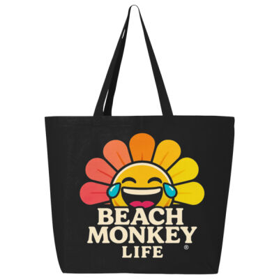 Beach Monkey Life Sun26N Canvas Tote Thumbnail