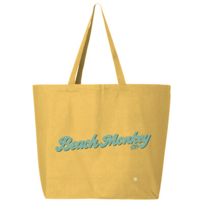 Beach Monkey Life Follow That Dream LRD26 Canvas Tote   Thumbnail