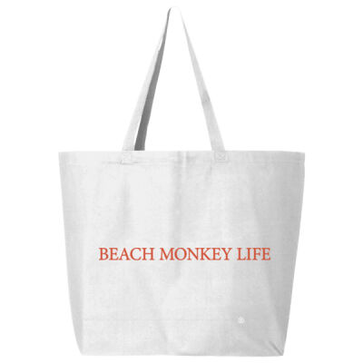 Beach Monkey Life Sag Harbor The American Hotel Canvas Tote   Thumbnail