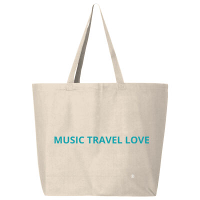 Music Travel Love We Travel The World Singha Park Thailand Canvas Tote  Thumbnail