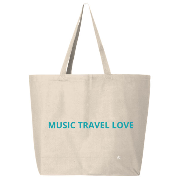 Music Travel Love We Travel The World Singha Park Thailand Canvas Tote  Thumbnail
