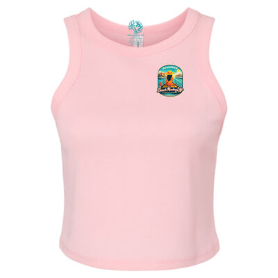 Beach Monkey Life Long Bay26N Crew Graphic Micro Rib Racer Tank 2 Thumbnail