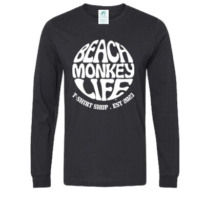 Bajari Cotton Long Sleeve Crew Graphic Tee 4 Thumbnail