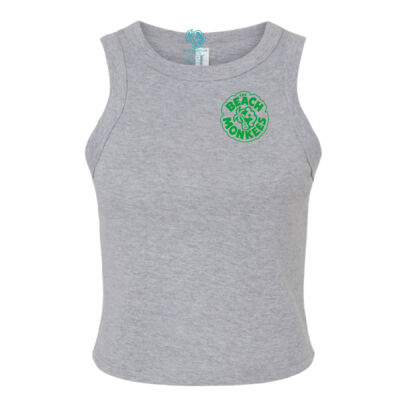 The Beach Monkees Wake Up Crew Graphic Micro Rib Racer Tank   2 2 2 2 2 Thumbnail