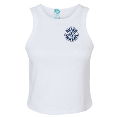 The Beach Monkees Wake Up Crew Graphic Micro Rib Racer Tank   2 2 2 2 2 2 2 Thumbnail