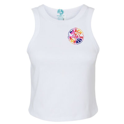 The Beach Monkees Wake Up Crew Graphic Micro Rib Racer Tank   2 2 2 2 2 2 2 2 Thumbnail