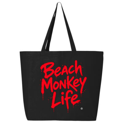 Beach Monkey Life Sag Harbor The American Hotel Canvas Tote   3 Thumbnail