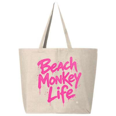 Beach Monkey Life Sag Harbor The American Hotel Canvas Tote   3 2 Thumbnail