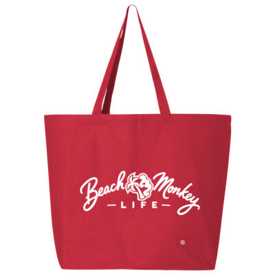 Beach Monkey Life Sag Harbor The American Hotel Canvas Tote   3 2 2 Thumbnail