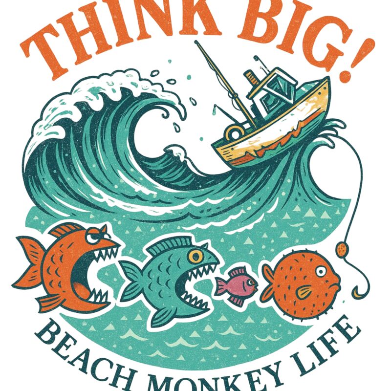BEACH MONKEY LIFE THINK BIG Thumbnail