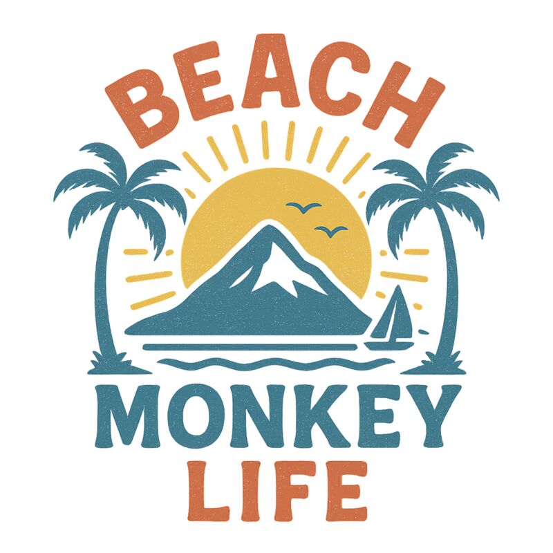 BEACH MONKEY LIFE ENDS WELL'S Thumbnail