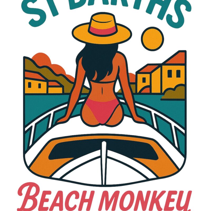 BEACH MONKEY LIFE ST BARTHS YACHTING LIFE Thumbnail