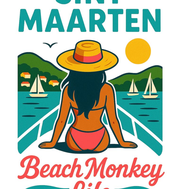 BEACH MONKEY LIFE SINT MAARTEN SIMPSON BAY Thumbnail