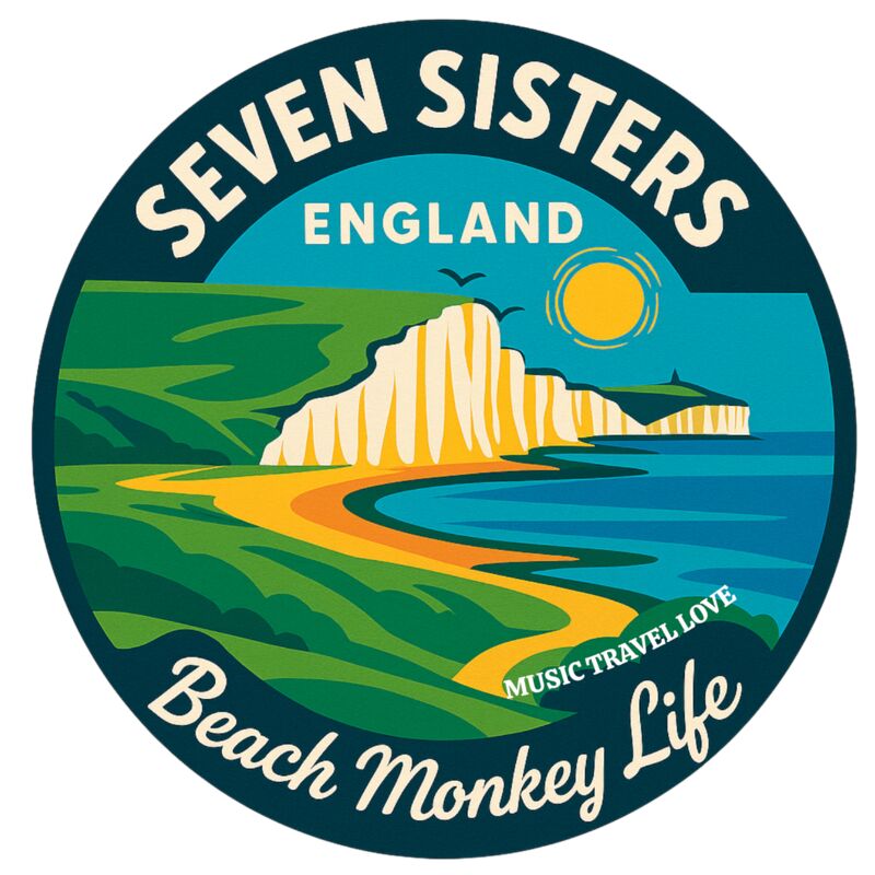 BEACH MONKEY LIFE MUSIC TRAVEL LOVE26 SEVEN SISTERS ENGLAND Thumbnail
