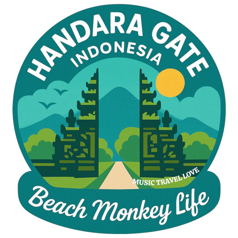 BEACH MONKEY LIFE MUSIC TRAVEL LOVE 26 HANDARA GATE INDONESIA Thumbnail
