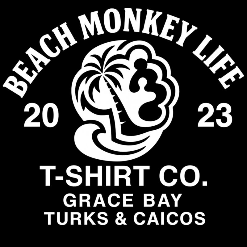 BEACH MONKEY LIFE TURKS CAICOS GRACE BAY MG26N  Thumbnail