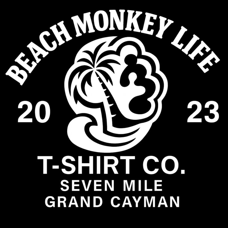 BEACH MONKEY LIFE SEVEN MILE GRAND CAYMAN MG26W Thumbnail